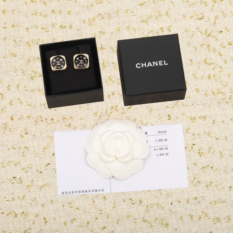 Ch*el earrings
